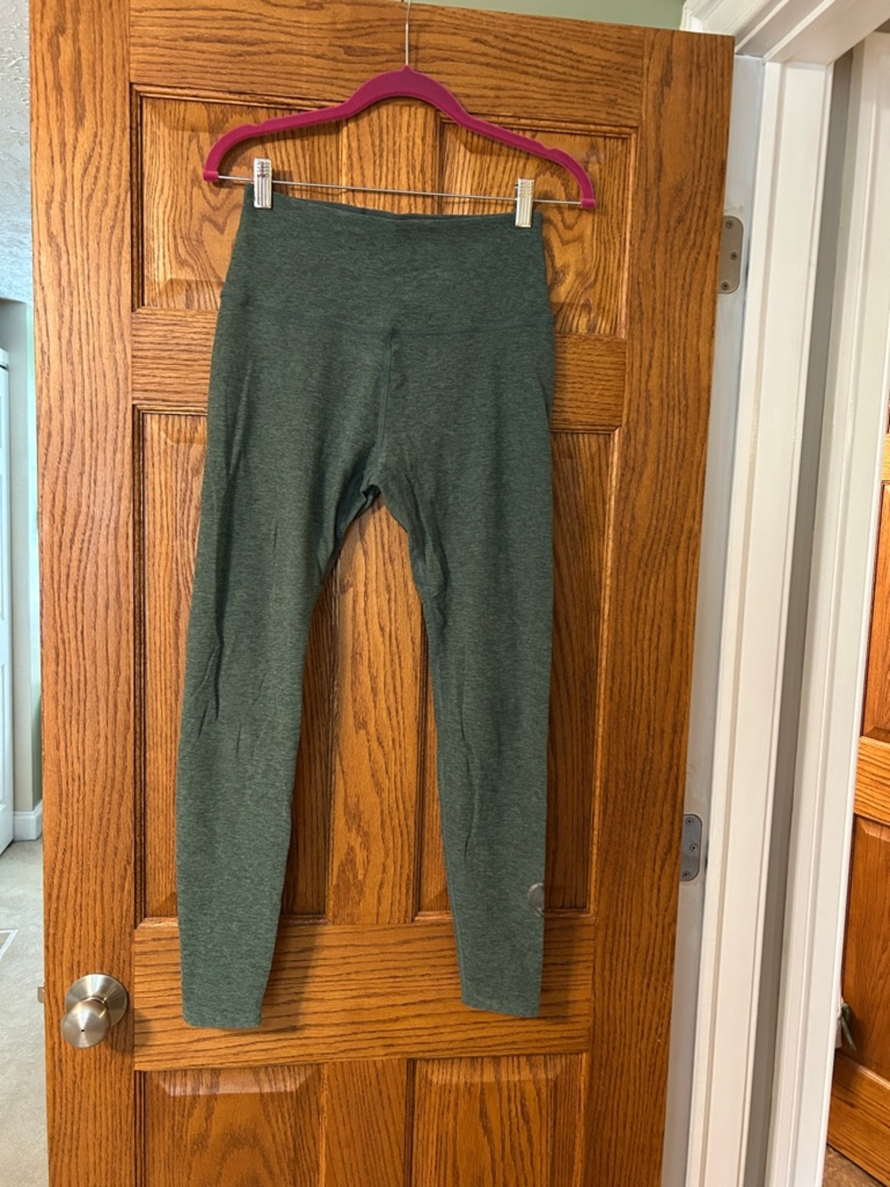 Beyond Yoga x Pure Barre Green High-Rise Leggings